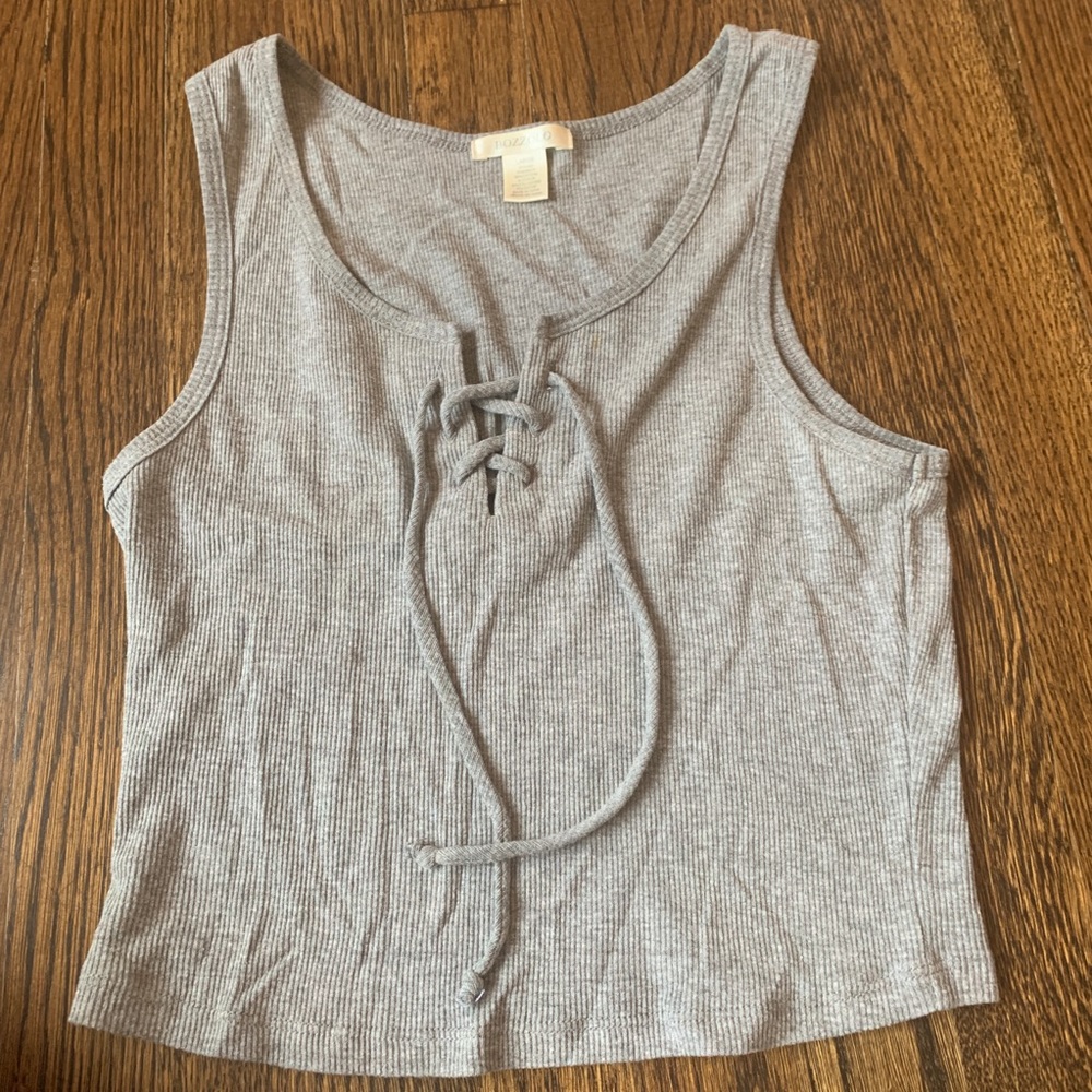 Gray tank top